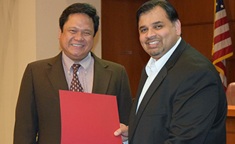 Perfecto Boyet Caparas and Raio Krishnayya