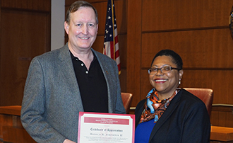 Hal Johnston and Karen Bravo