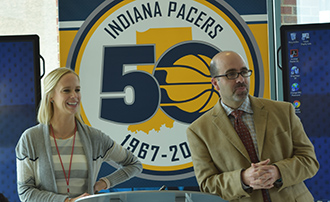 Catherine Nichols and Frank Pulice