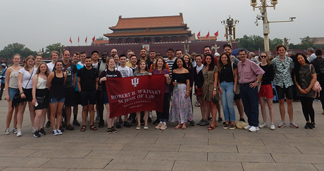 McKinney School of Law students in China