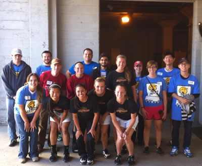 Volunteers at the 2013 Day of Caring event