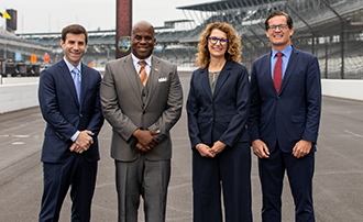 IU McKinney alumni who work at the Indianapolis Motor Speedway