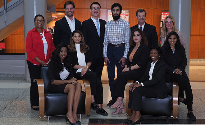 Master of Laws students and IU McKinney faculty