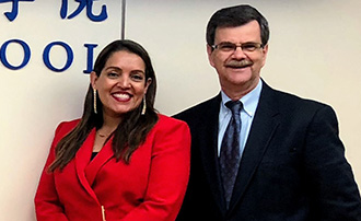 Seema Mohapatra and Tom Wilson