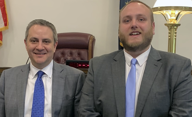 Judge Adam Squiller and Nathan Lundy