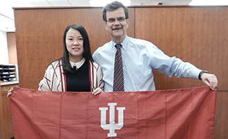 Liu Hui and Tom Wilson