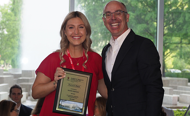 Katie Whitley and Mike Pitts