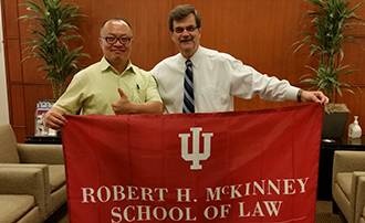 Yang Chi-Hung and Tom Wilson