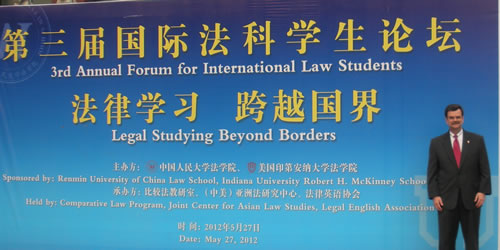 Professor Wilson in China