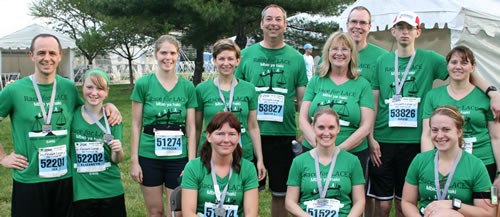 Particpants at the Third Annual Race for LACE