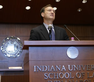 United States Supreme Court Justice, Samuel Alito, Jr. at the IU School of Law-Indianapolis on September 14, 2007