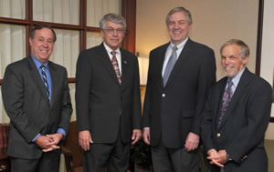 Founding members of the firm Montross, Miller, Muller, Mendelson & Kennedy LLP with Dean Gary R. Roberts