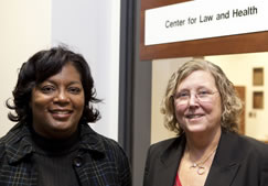 Priscilla Keith and Professor Eleanor Kinney