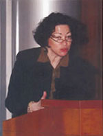 Judge Sonia Sotomayor speaking at the law school in 2003