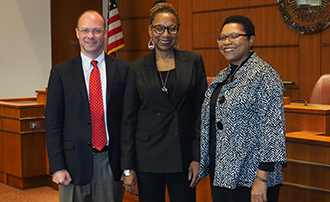 Andy Klein, Kimberle' Crenshaw, Karen Bravo