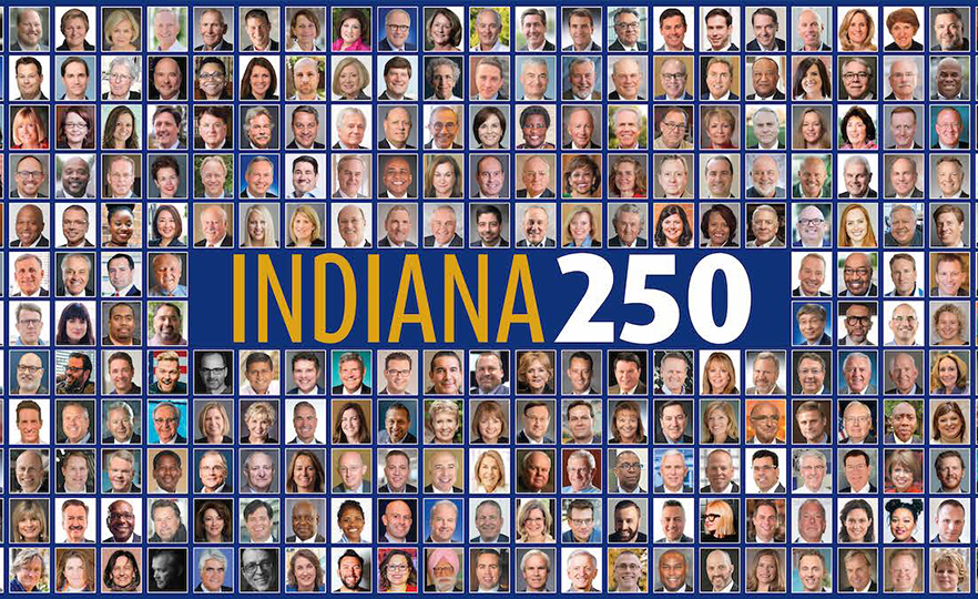 Faces of 250 leaders for the IBJ Indiana 250 List