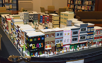 LEGO city winter scene