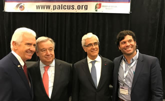 United States Congressman Jim Costa, Secretary General of the United Nations H.E. António Guterres, Ambassador of Portugal to the United States H.E. Domingos Fezas Vital, and Ryan Marques