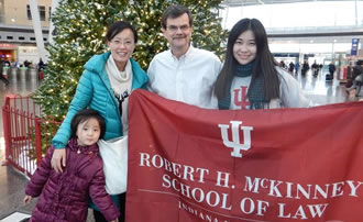 Visiting scholars from China with Professor Wilson